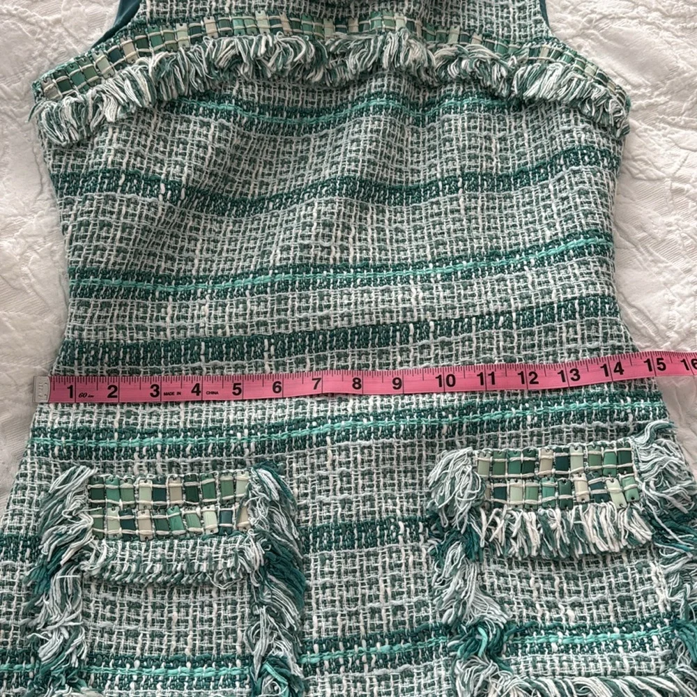 Tory Burch Curtis Tweed Dress Size 2 - Picture 11 of 16